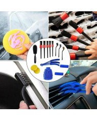 JUEGO LIMPIEZA COCHE INTERIOR/EXTERIOR 15PZAS. RZTOOLS 995064