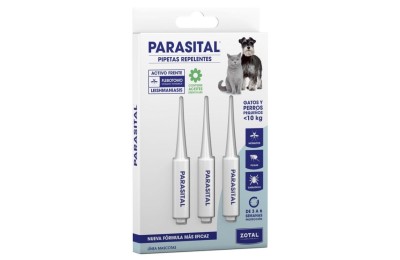 PIPETA PARASITAL PERROS MEDIANOS (B/3X3ML.) ZOTAL