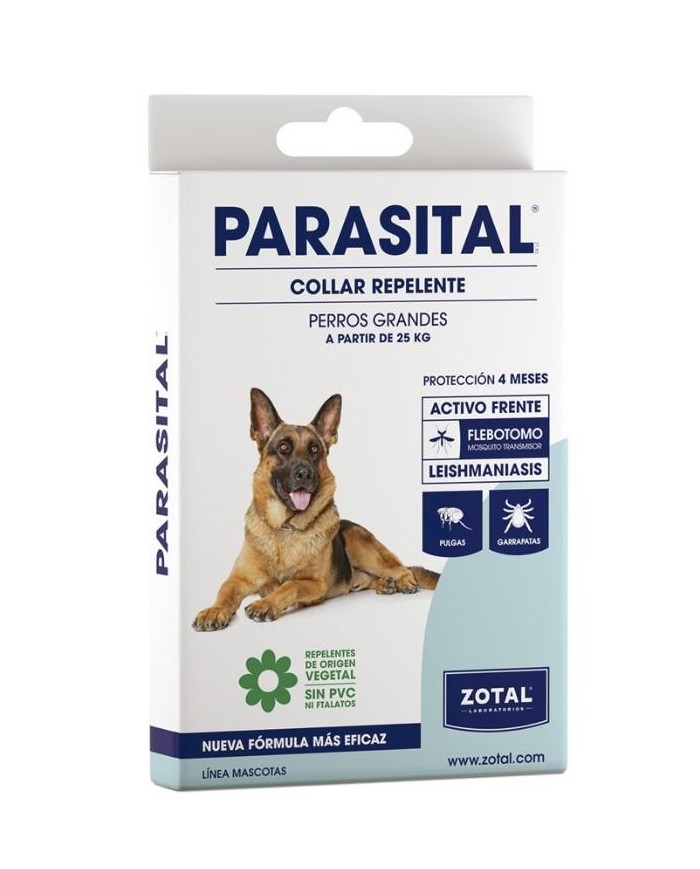 COLLAR REPELENTE PARASITAL ZOTAL TAMAÑO GRANDE
