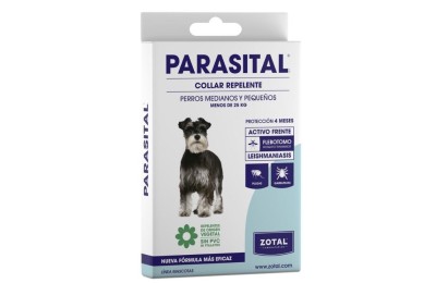 COLLAR REPELENTE PARASITAL ZOTAL TAMAÑO MEDIANO/PEQUEÑO