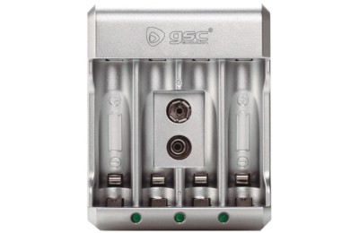 CARGADOR GSC DE PILAS RECARGABLES AA/AAA/9V