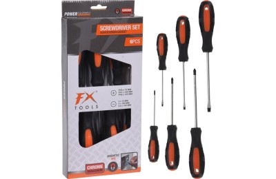DESTORNILLADOR FXTOOLS PH+B/PLANA 6PZS.