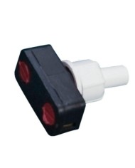 INTERRUPTOR DE PASO BASCULANTE ANCHO BLANCO