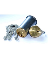 CILINDRO ISEO NIQUELADO R6 90MM. 40X50 LEVA LARGA