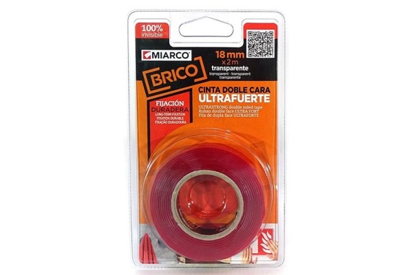 CINTA D/CARA MIARCO FUERTE 18MMX2MTS.