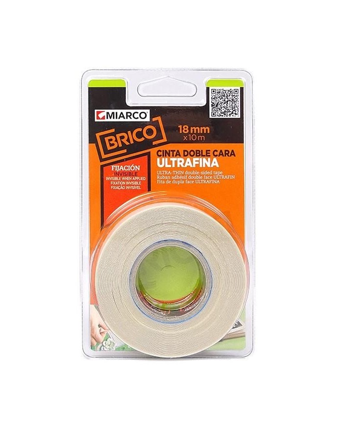CINTA D/CARA MIARCO FINA 18MMX10MTS.