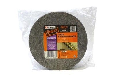 CINTA ANTIDESLIZ.MIARCO 25MMX5M.AMAR/NEG