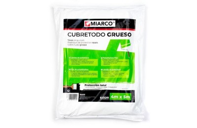 CUBRETODO MIARCO POLIETILENO GRUESO 4X5M