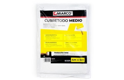 CUBRETODO MIARCO POLIETILENO MEDIO 4X5MT