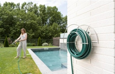 SOPORTE MANGUERA INOX 365X195MM. PEQUEÑO SAUVIC