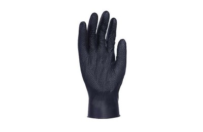 GUANTES NITRILO T-XL POWER NEGRO SANTEX CAJA 50UDS.