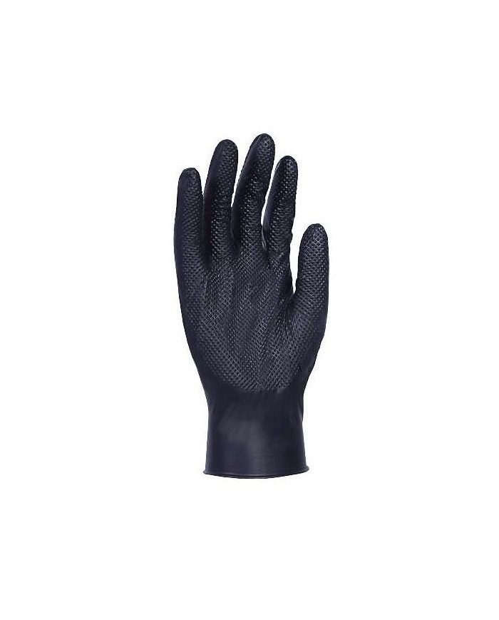 GUANTES NITRILO SANTEX POWER TALLA XL NEGRO C/50UNID.