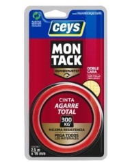 CINTA D/CARA CEYS AZULEJOS/BAÑ 1,5MX19MM