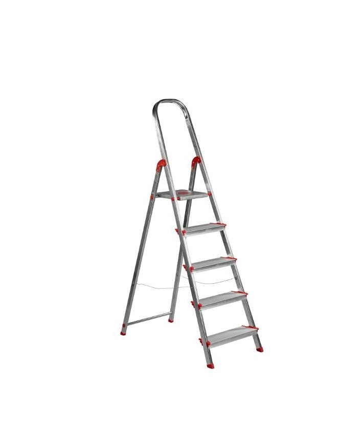 ESCALERA ROLSER ALUMINIO 5 PELDAÑOS ANCHOS
