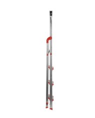 ESCALERA ROLSER ALUMINIO 4 PELDAÑOS ANCHOS