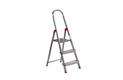 ESCALERA ROLSER ALUMINIO 3 PELDAÑOS ANCHOS