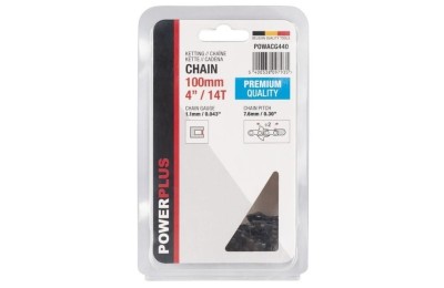 CADENA MOTOSIERRA POWERPLUS 4 100MM. - 14T - PREMIUM