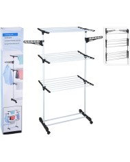 TENDEDERO PIE PLEGABLE C/RUEDA 80X57X165CM