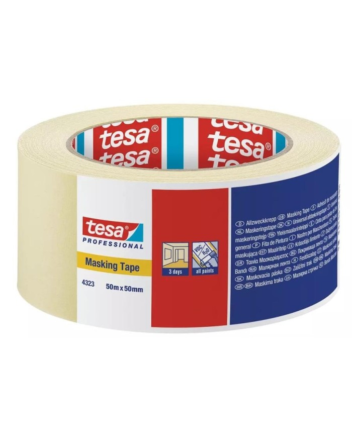 CINTA DE PINTOR TESA KREPP 50 MM. (ROLLO 50 MTS.)