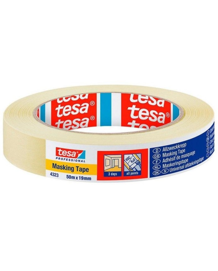 CINTA DE PINTOR TESA KREPP 19 MM. (ROLLO 50 MTS.)