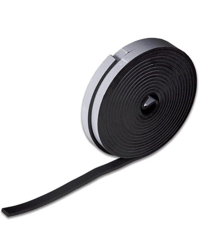 BURLETE BRINOX ADHESIVO ESPUMA NEGRO 15X5MM