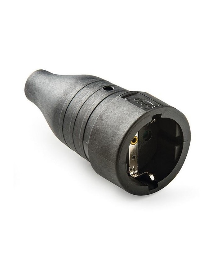 BASE ENCHUFE MOVIL FAMATEL 16-A GOMA NEGRA REF.:257
