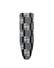 FUNDA MESA PLANCHA ROLSER LOGOS-GRIS 130X48CM.
