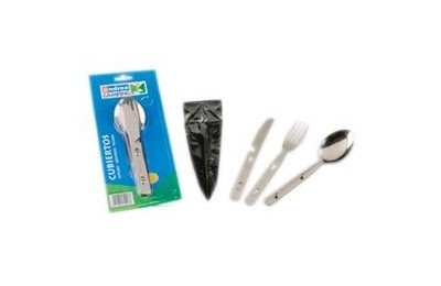 CUBIERTOS IBILI CAMPING INOX.