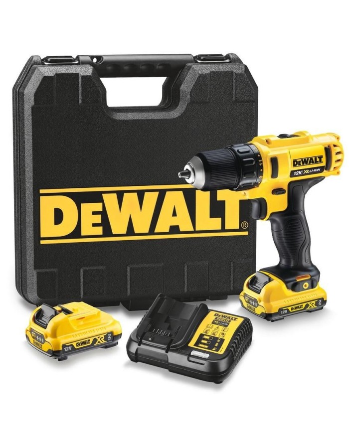 TALADRO ATORNILLADOR DEWALT 10'8V 2BAT 2Ah DCD710D2-QW