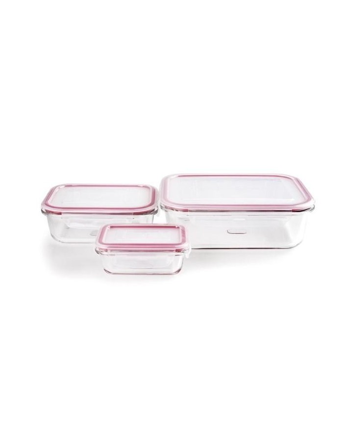 JUEGO TAPER BOROSILICATO IBILI 180, 650 Y 1500ML. 782650
