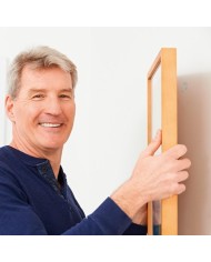 GANCHO BRINOX CUELGA CUADROS 4'4CMS. BLISTER 4UDS.