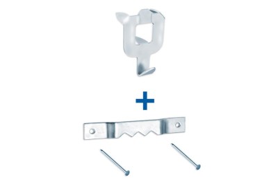 GANCHO BRINOX CUELGA CUADROS 4'4CMS. BLISTER 4UDS.