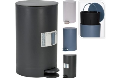 CUBO BASURA EH PLASTICO C/PEDAL 3,2LTS.