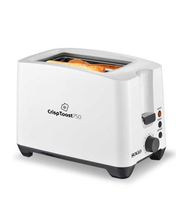 TOSTADORA SOGO 2 REBANADAS 750W. TOS-SS-5480