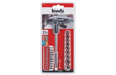 JUEGO PUNTAS ATORNILLAR 21PZAS. KWB EN T