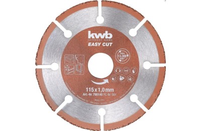 DISCO KWB CORTE DE CARBURO DE TUNGSTENO 115X1,0MM.