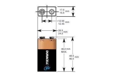 PILA DURACELL PLUS 9V 6LR61 K1