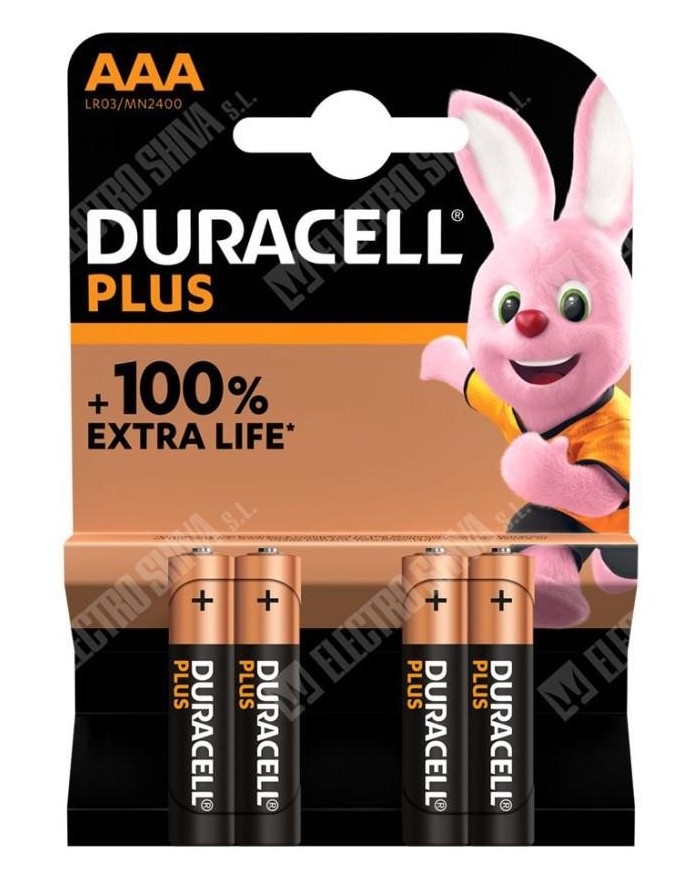 PILA DURACELL PLUS AAA LR03 K4