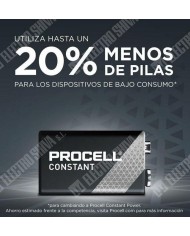 PILA PROCELL ALCALINA 9V CAJA 10 UDS.