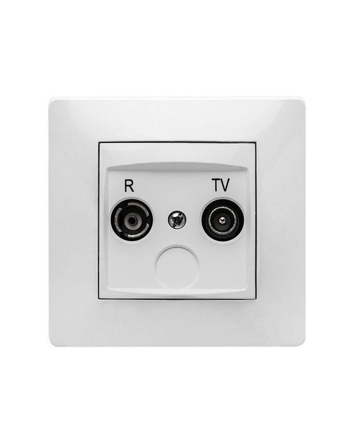 TOMA RADIO/TV EMPOTRAR HABITAT 15 BLANCO 9135