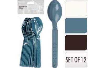 CUCHARA EH PLASTICO SET 12...