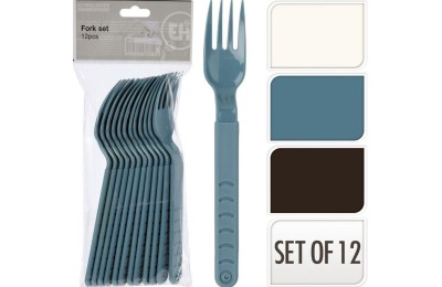 TENEDOR PLASTICO SET 12 UND. EXCELLENTH