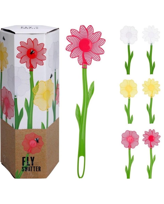 PALA MATAMOSCAS PLASTICO KOOPMAN FLOR FLY SWATTER     010000520
