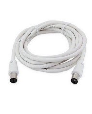 CABLE COAXIAL GSC 3C2V MACHO A HEMBRA BLANCO 1,5MTS.