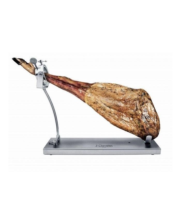 JAMONERO 3 CLAVELES ACERO INOXIDABLE PLEGABLE CABEZAL GIRATORIO