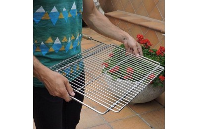 PARRILLA BARBACOA EXTENSIBLE 60X40 ZINCADA SAUVI