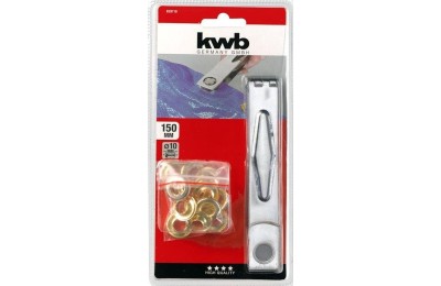 PERFORADORA CON OJALES 10 MM. KWB