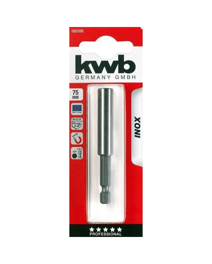 ADAPTADOR PUNTAS 75MM. MAGNETICO INOX. EINHELL