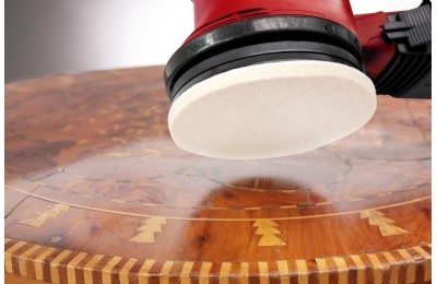 DISCO FIELTRO VELCRO PARA PULIR 125 MM