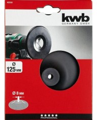 PLATO DE APOYO CAUCHO PARA TALADRO 125 MM. KWB